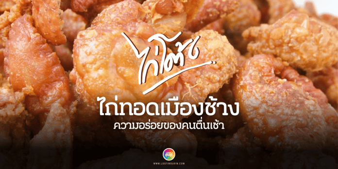 ไก่โต้ง ไก่ทอดเมืองช้าง