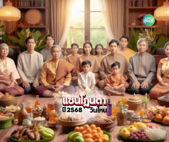 วันแซนโฎนตา ปี 2568 วันไหน
