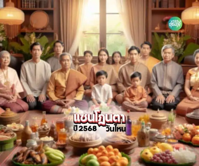 วันแซนโฎนตา ปี 2568 วันไหน