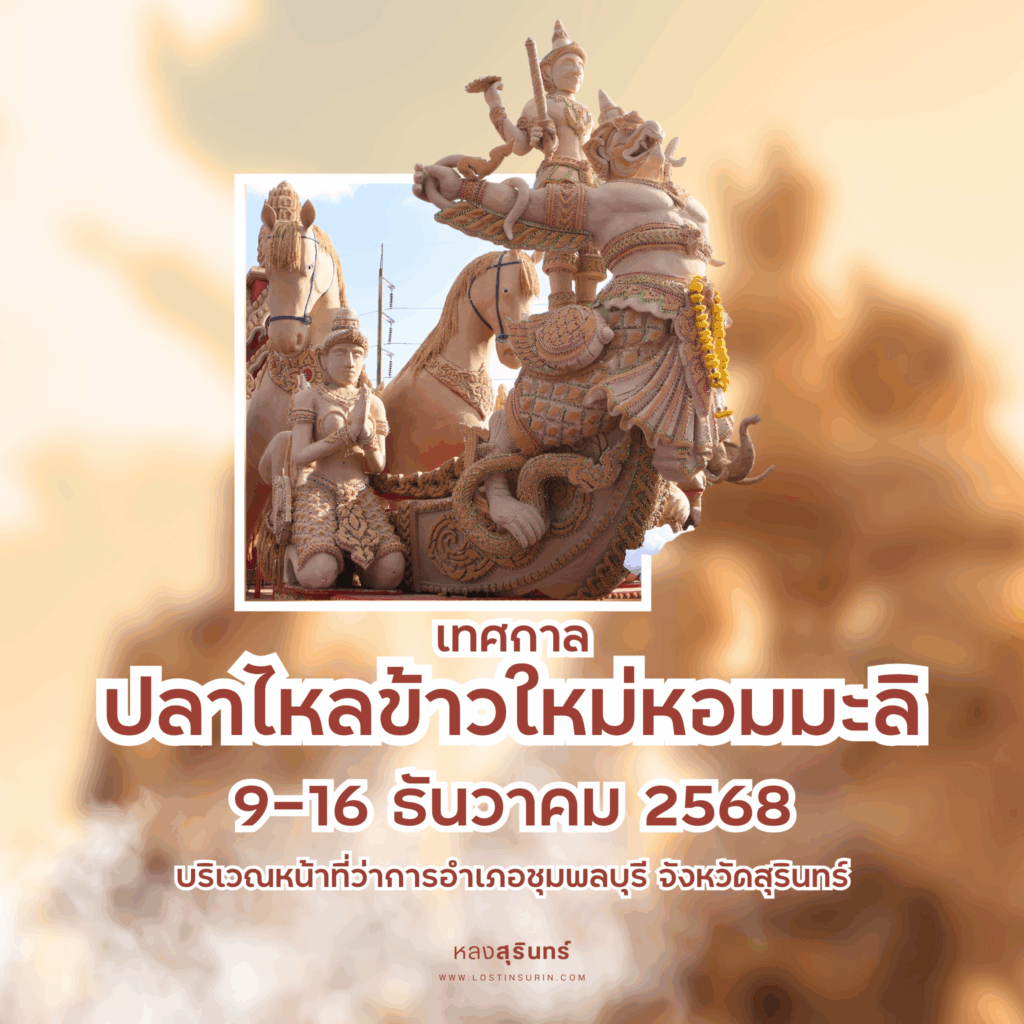 เทศกาลปลาไหล ข้าวใหม่หอมมะลิ สุรินทร์ 2568